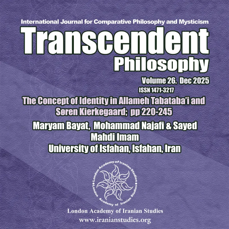 Maryam-Bayat-M.-Najafi-S.M.-Imam-The-Concept-of-Identity-in-Allameh-Tabatabai-and-Soren-Kierkegaard-Transcendent-Philosophy-Journal-2025-vol-26-No37-pp-220-245-cover-image