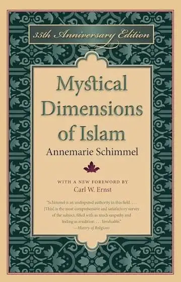 Cover of Mystical Dimensions of Islam by Annemarie Schimmel, University of North Carolina Press (1975)